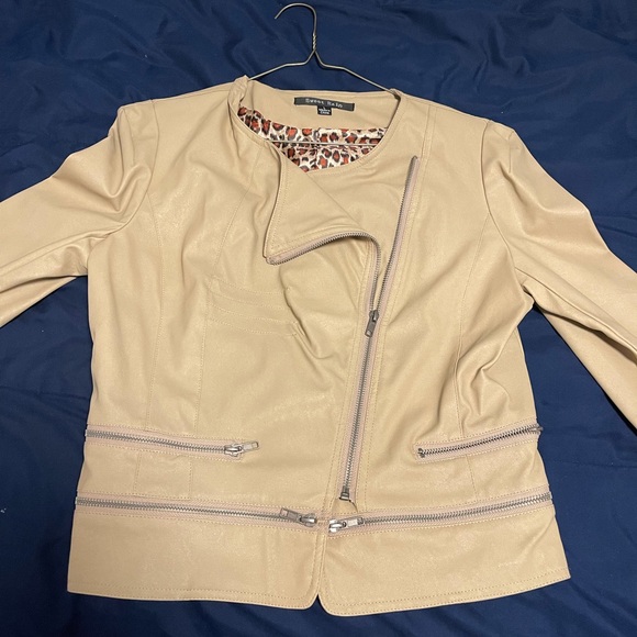 Women’s Large Pleather Jacket - Picture 1 of 4